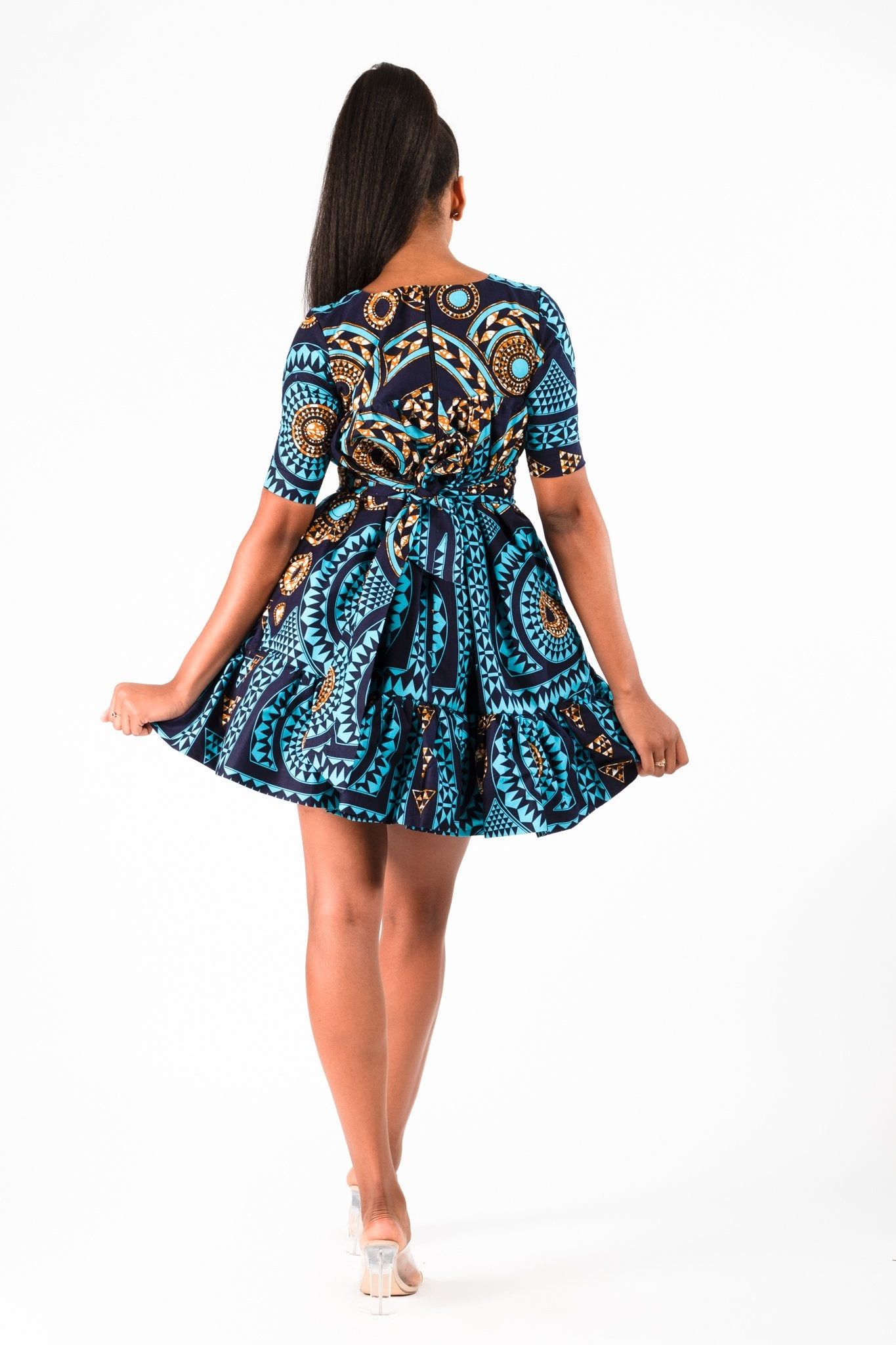 TAMI AFRICAN PRINT ANKARA UMBRELLA (2-IN-1) DRESS