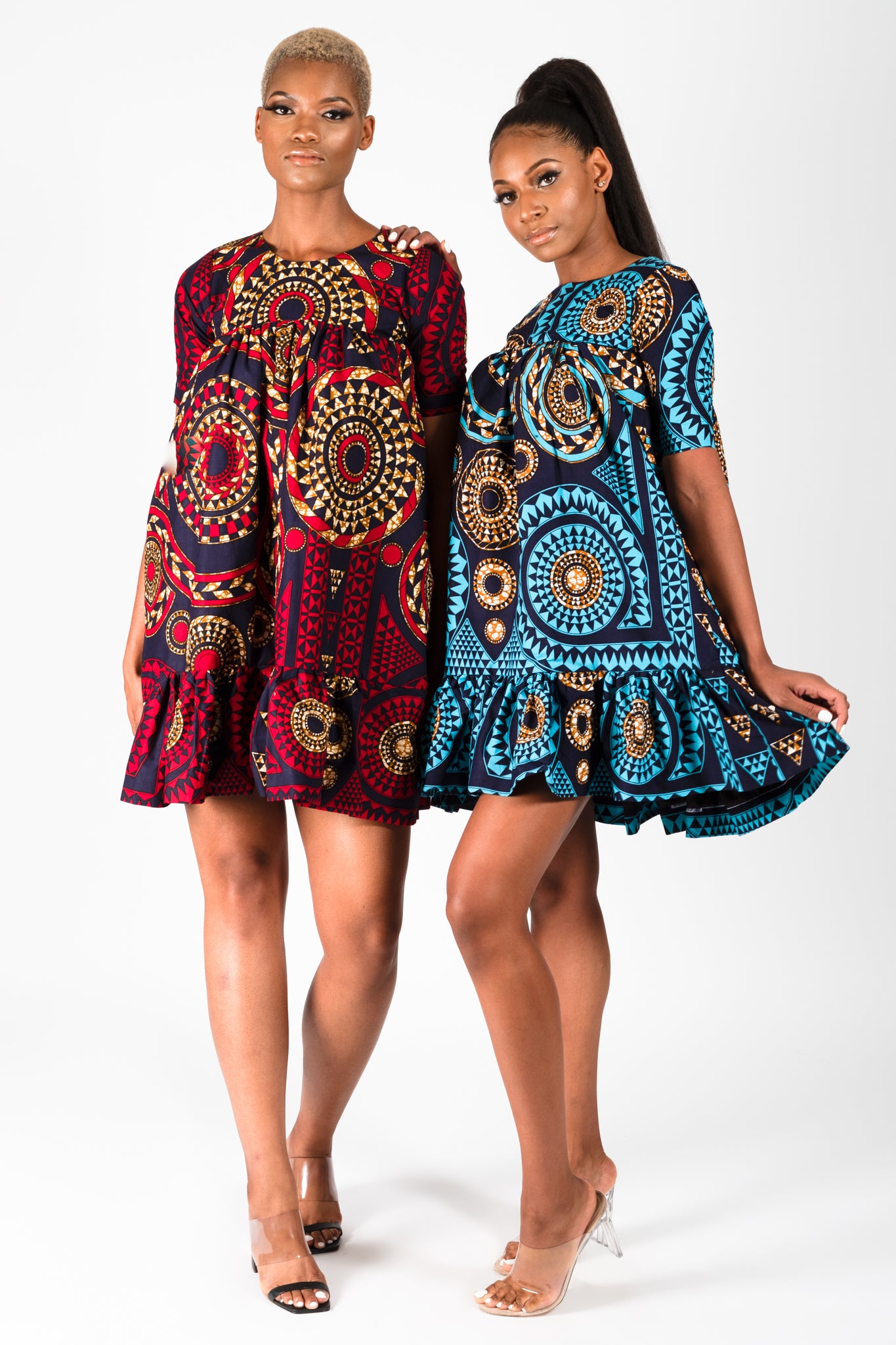 ABBIE AFRICAN PRINT ANKARA UMBRELLA (2-IN-1) DRESS