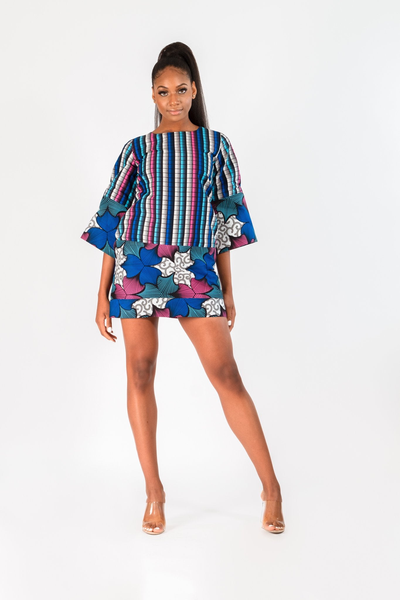 GABRIELLE AFRICAN PRINT ANKARA DRESS