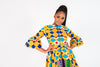 PEJU AFRICAN PRINT KENTE ZIPPER DRESS