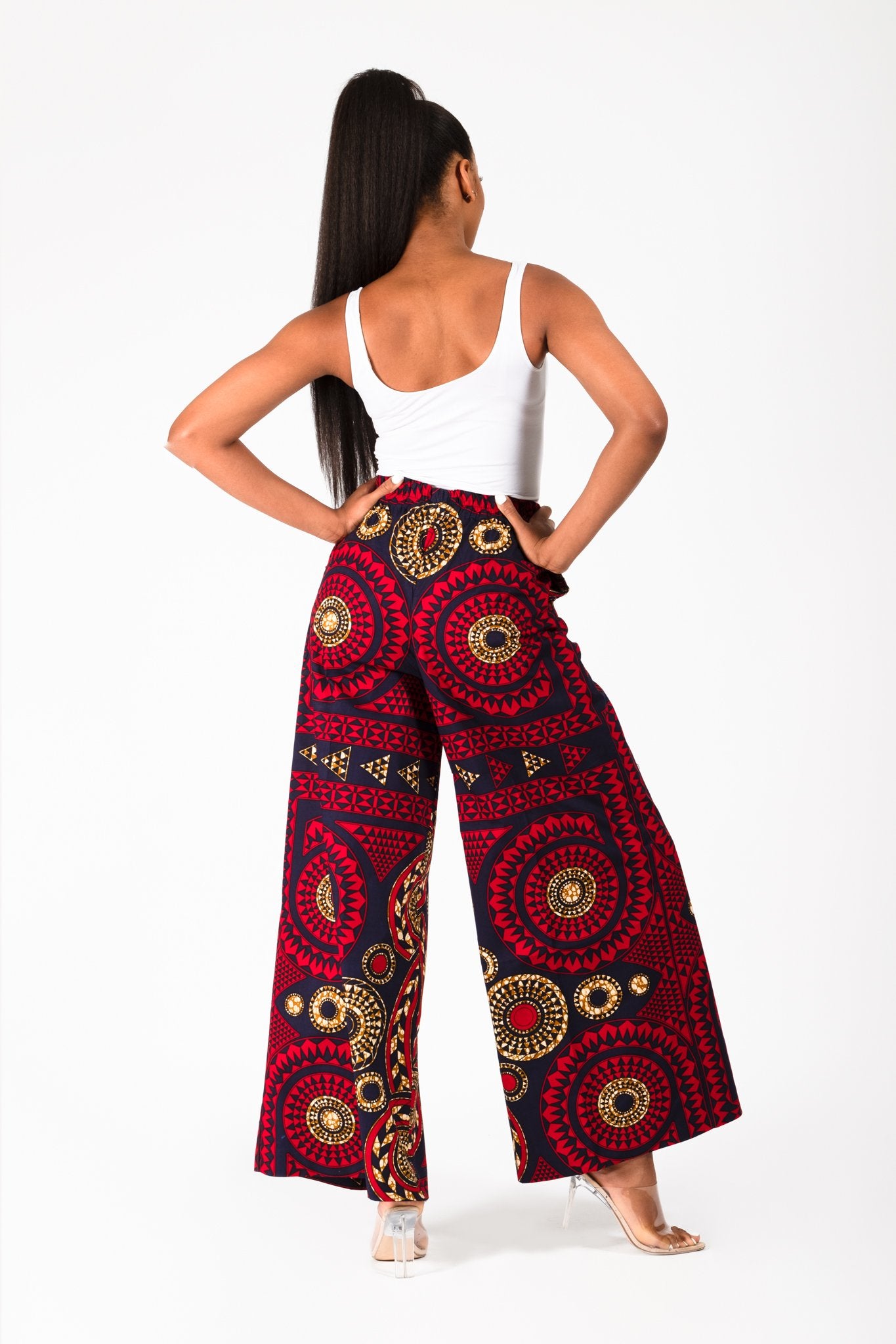 Adaeze Ankara Mini Tops Patch Jogger Pants – Orevaa African Clothing